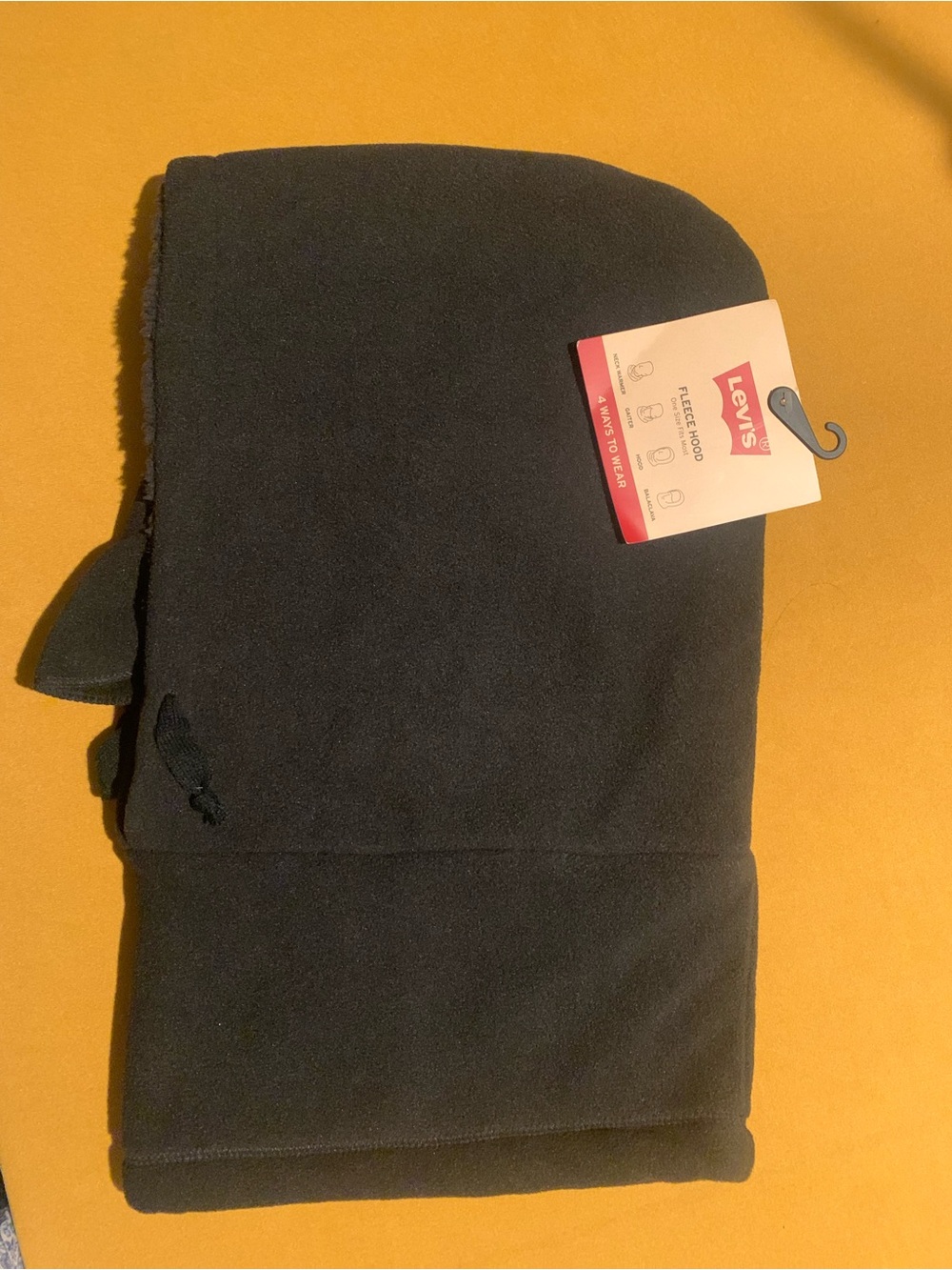 Levi's Black Sherpa-Lined Hood
